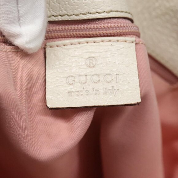 GUCCI GG Canvas Tote Bag Gold Pink 120836 Auth am7877 - Picture 9 of 14